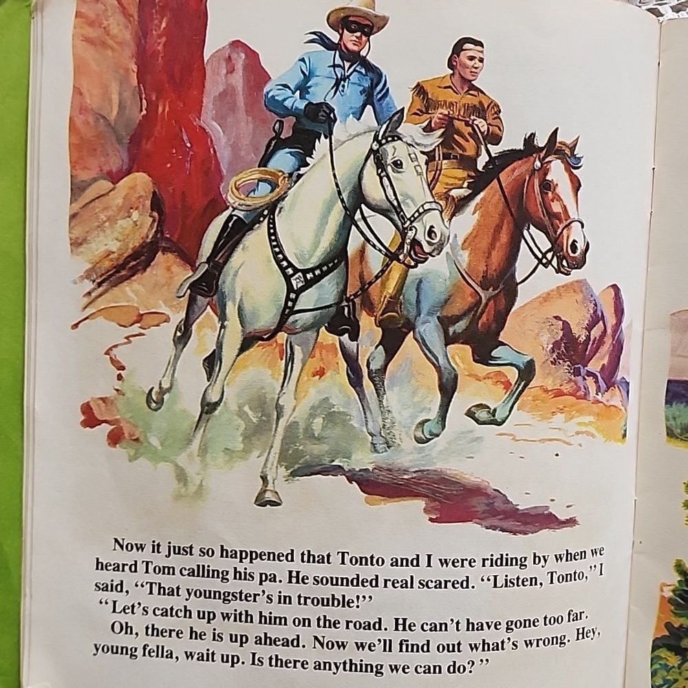 The Lone Ranger Book and Record - Picture 2 of 10
